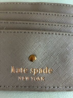 Kate Spade New York glitter card holder